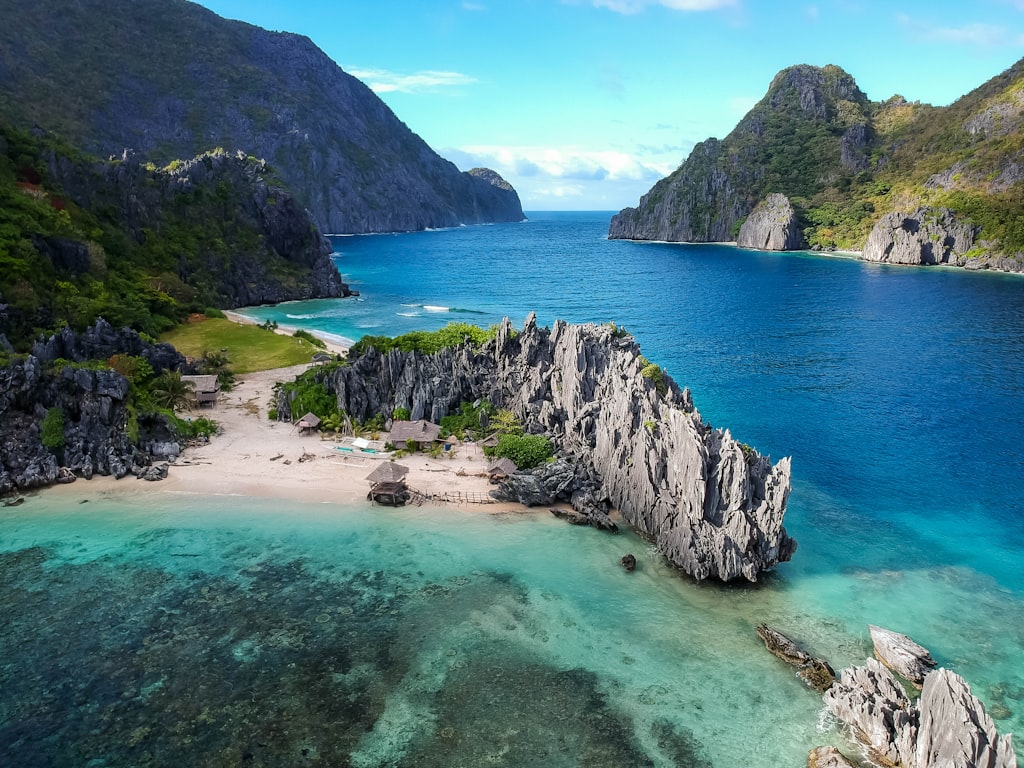 Siquijor port area where tourists arrive and pay the new ecological fee